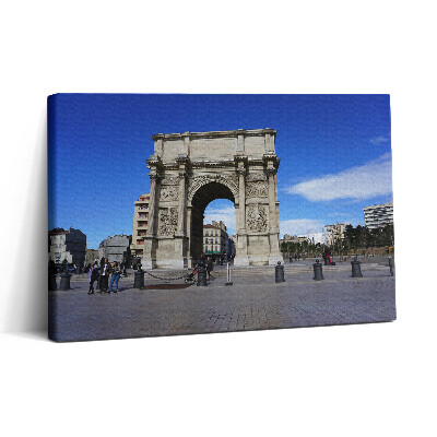 Obraz z fotografie na plátně 30x20 Vítězný oblouk v Marseille