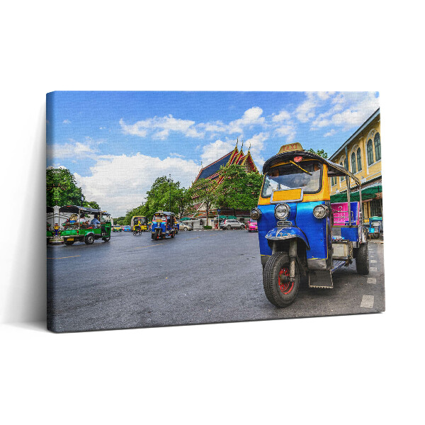 Obraz na plátně 30x20 Tuk tuk taxi v Bangkoku