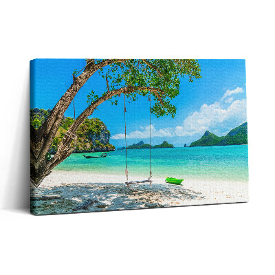Obraz canvas 30x20 Slunečný ostrov v Thajsku