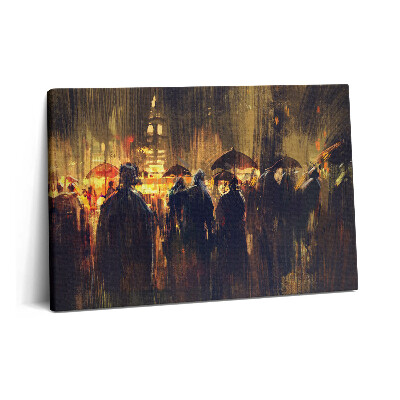 Obraz z fotografie na plátně 60x40 cm Impresionismus v umění - tržiště