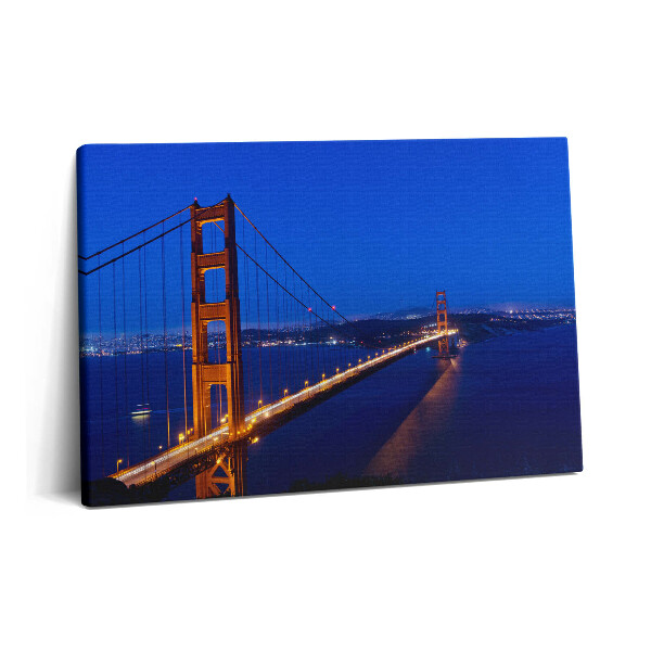 Obraz canvas 60x40 cm Pohled na most Golden Gate