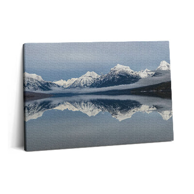 Obraz na plátně 60x40 cm Odraz hor v jezeře