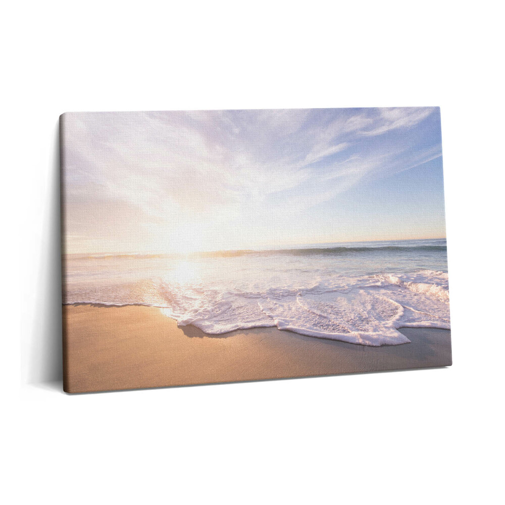 Obraz canvas 60x40 cm Východ slunce nad pláží a mořem