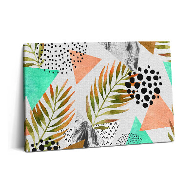 Obraz canvas 60x40 cm Letní abstraktní geometrický vzor