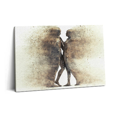 Obraz canvas 60x40 cm Abstraktní lidé a písek