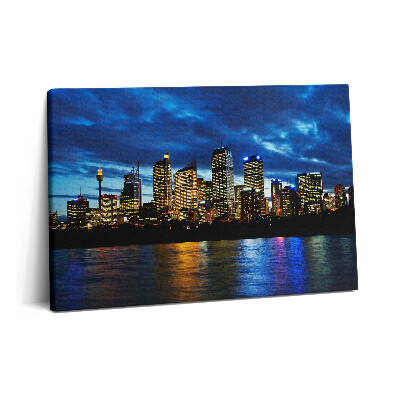 Obraz na plátně 60x40 cm Večerní procházka v Sydney