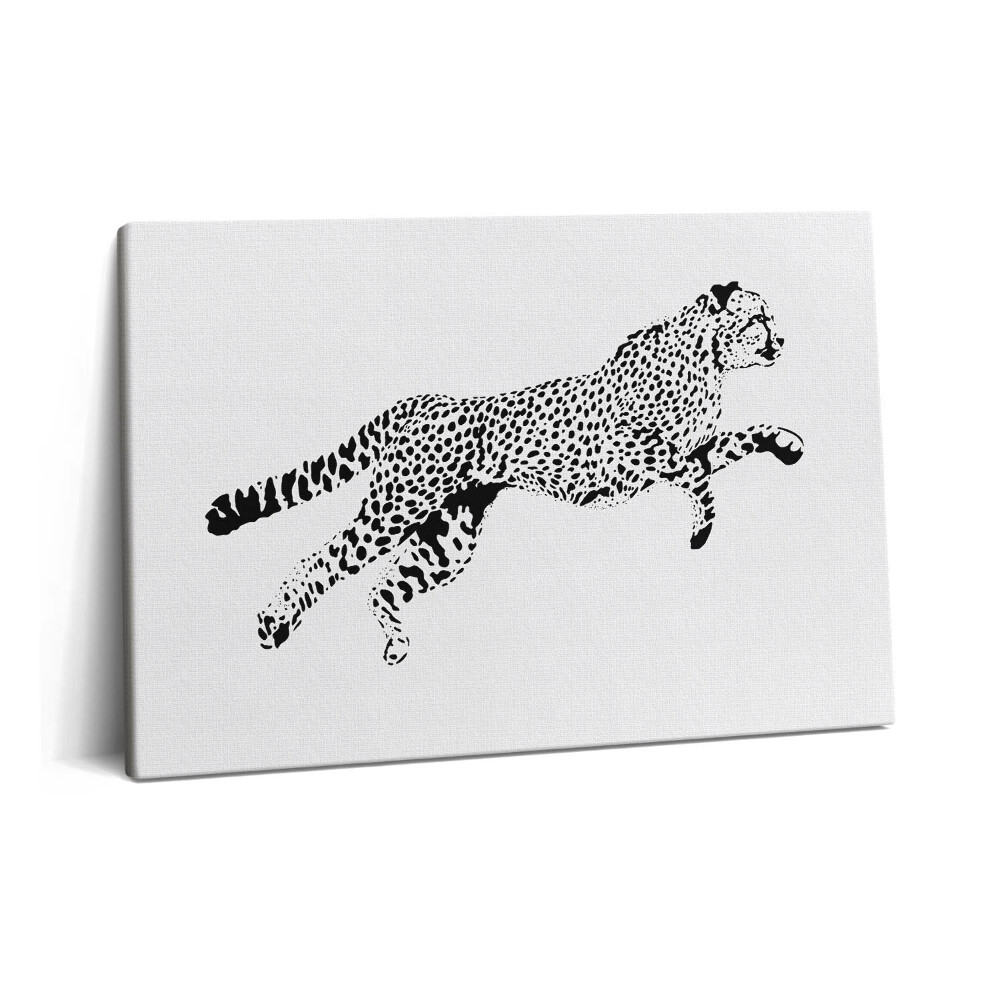 Obraz na plátně 60x40 cm Silueta pantera