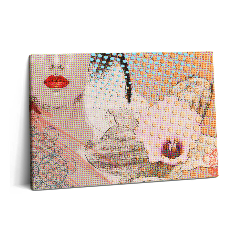 Obraz z fotografie na plátně 60x40 cm Popartová kreslená ilustrace