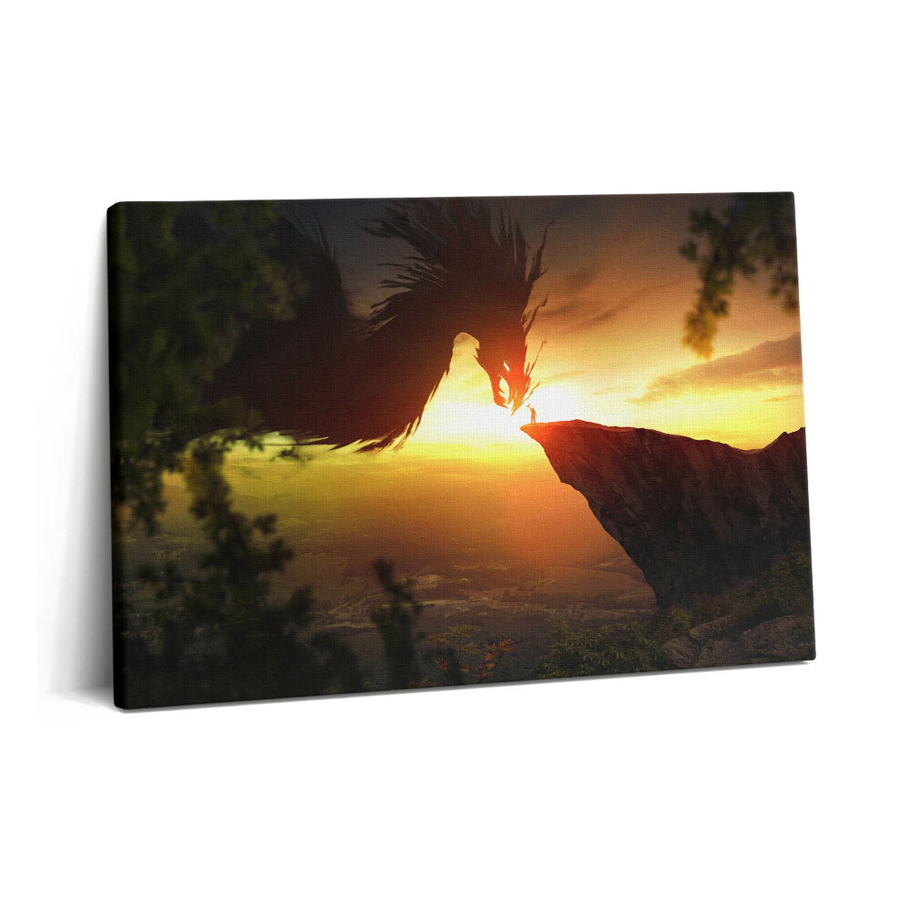 Obraz na plátně 60x40 cm Drak ze světa fantazie