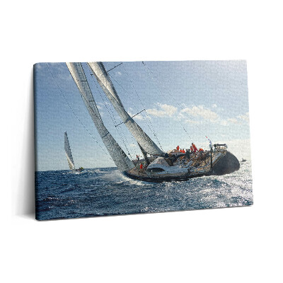Obraz canvas 60x40 cm Regata plachetnic