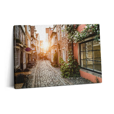 Obraz canvas 60x40 cm Italská ulice mezi budovami