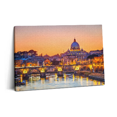Obraz z fotografie na plátně 60x40 cm Katedrála svatého Petra v Římě