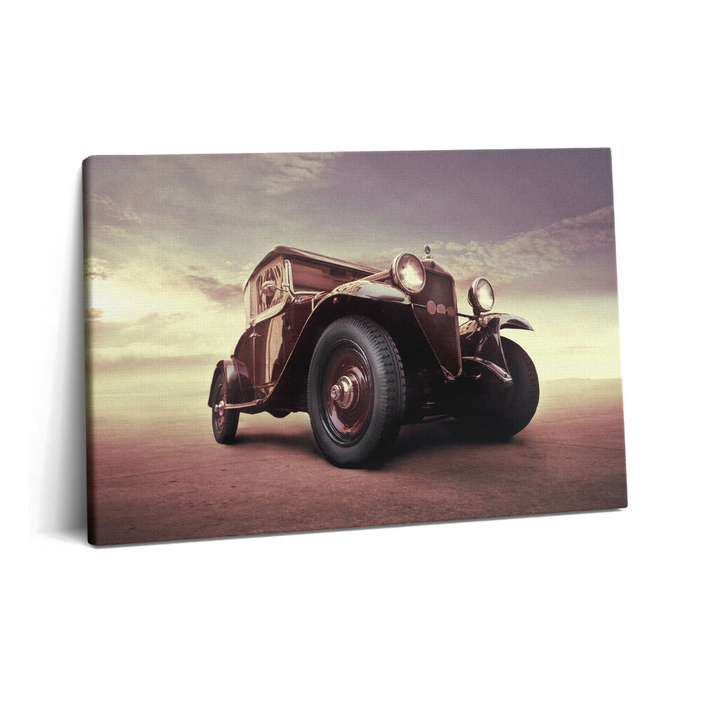 Obraz canvas 60x40 cm Auto ve stylu vintage