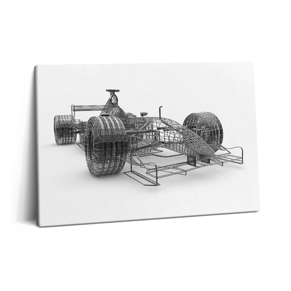 Obraz z fotografie na plátně 60x40 cm Technické provedení vozu F1