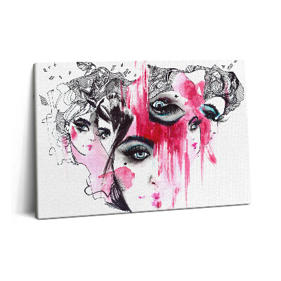 Obraz z fotografie na plátně 60x40 cm Mnoho tváří abstrakce