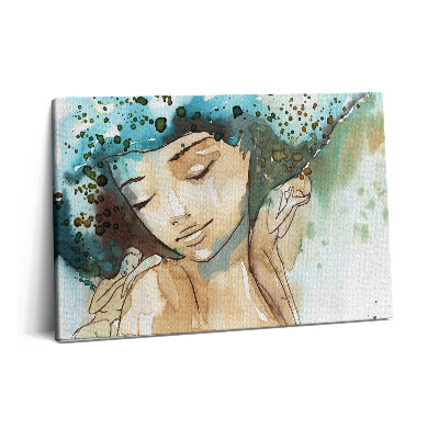Obraz na plátně 60x40 cm Abstraktní žena