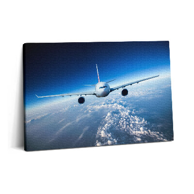 Obraz canvas 60x40 cm Letadlo nad mraky