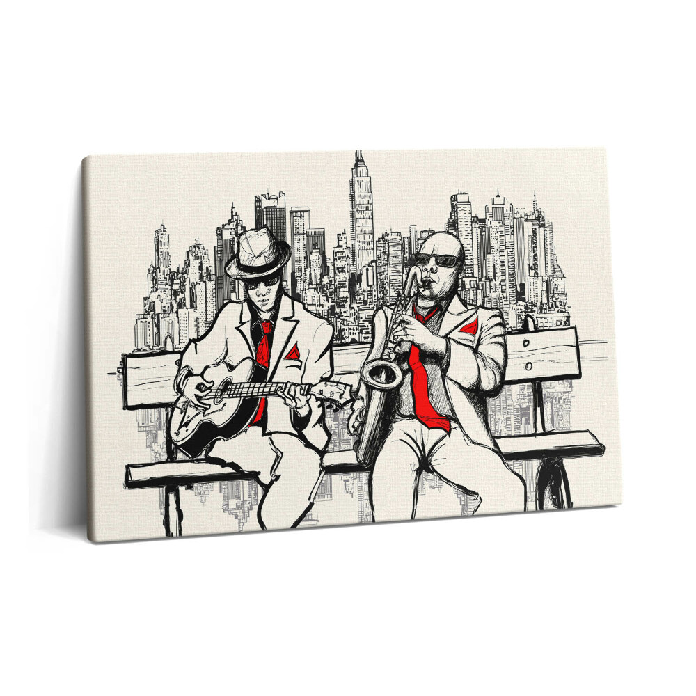 Obraz z fotografie na plátně 60x40 cm Jazz v New Yorku