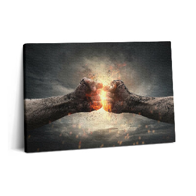 Obraz canvas 60x40 cm Moc a síla pěsti