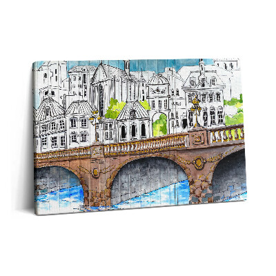 Obraz na plátně 60x40 cm Kultura městských graffiti - Francie