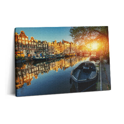 Obraz canvas 60x40 cm Město Amsterdam
