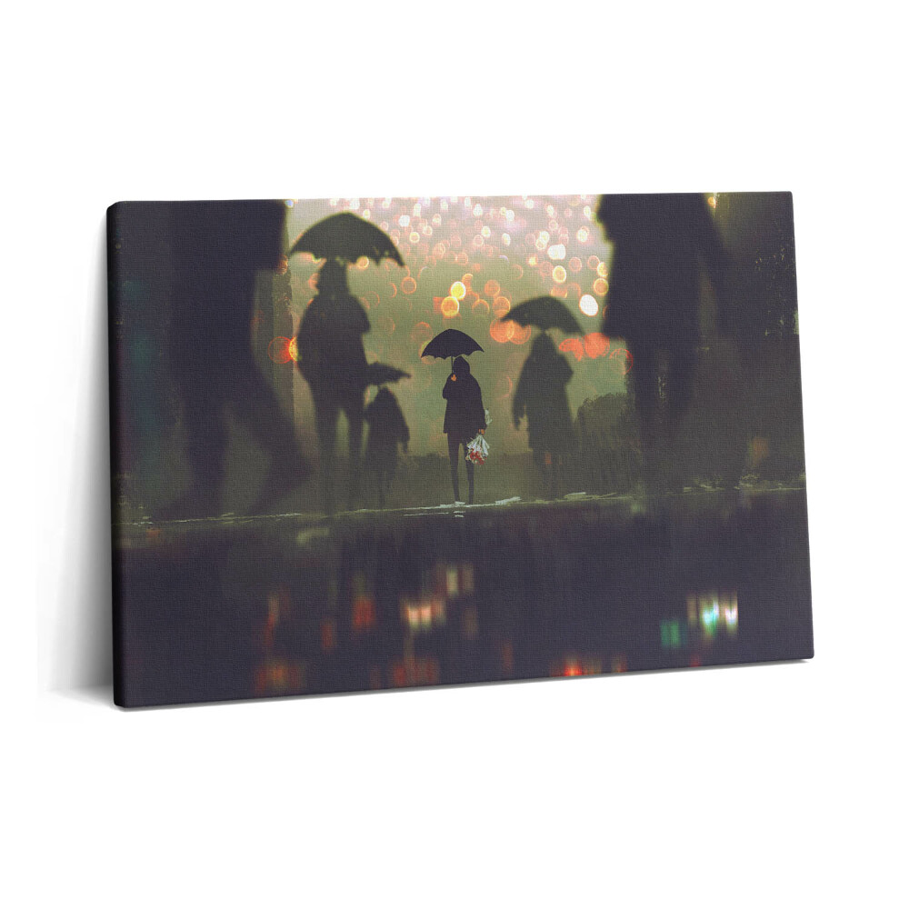 Obraz canvas 60x40 cm Lidé se stíny