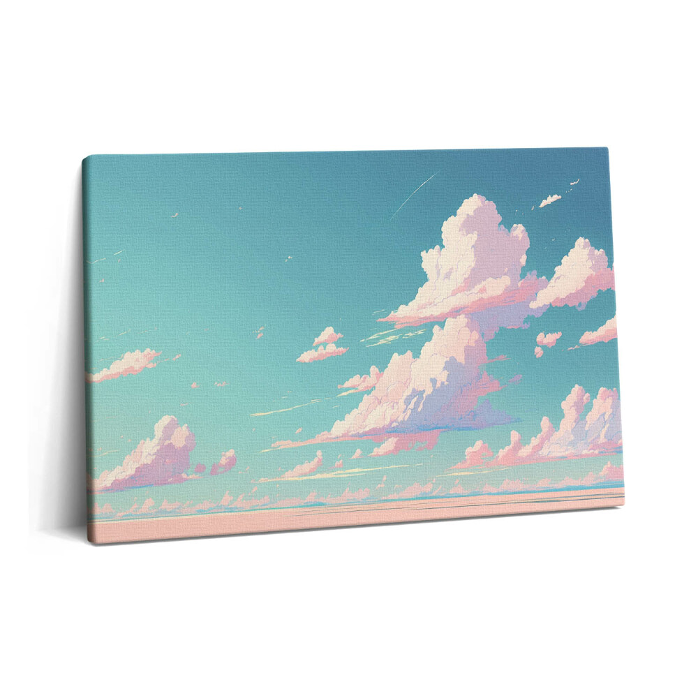 Obraz z fotografie na plátně 60x40 cm Pastelová barva oblohy