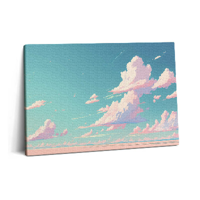 Obraz z fotografie na plátně 60x40 cm Pastelová barva oblohy