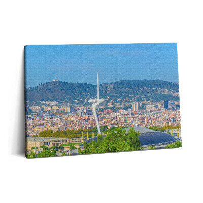 Obraz canvas 60x40 cm Olympijský park v katalánské Barceloně