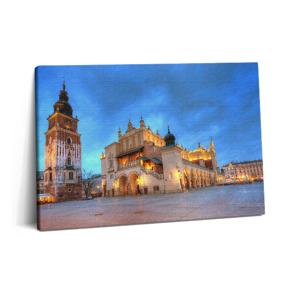 Obraz na plátně 60x40 cm Hlavní náměstí v Krakově