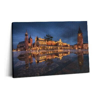 Obraz canvas 60x40 cm Sukiennice na hlavním krakovském náměstí