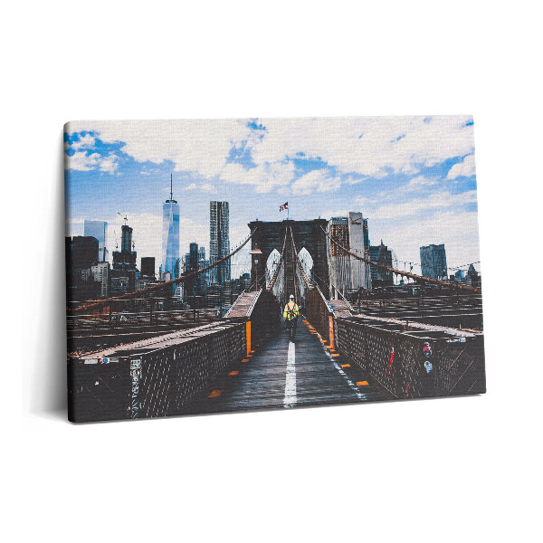 Obraz na plátně 60x40 cm Brooklynský most v New Yorku