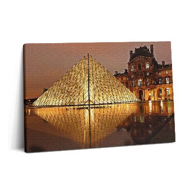 Obraz na plátně 60x40 cm Muzeum Louvre v Paříži