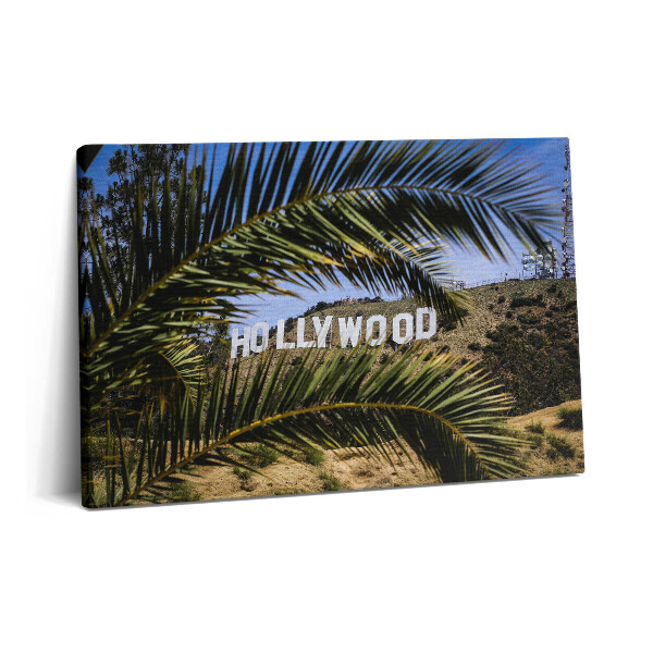 Obraz z fotografie na plátně 60x40 cm Nápis Hollywood v Los Angeles