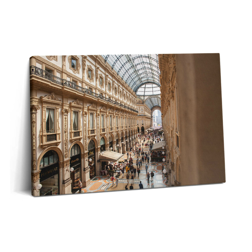 Obraz z fotografie na plátně 60x40 cm Galleria Vittorio Emanuele II v Itálii