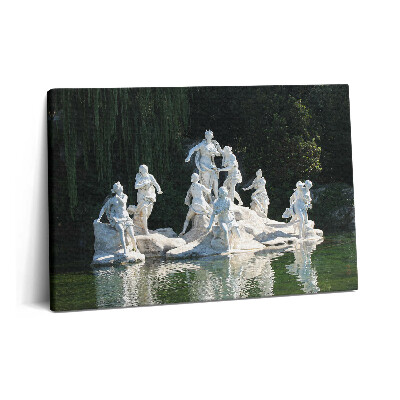 Obraz z fotografie na plátně 60x40 cm Královský palác Caserta v Neapoli