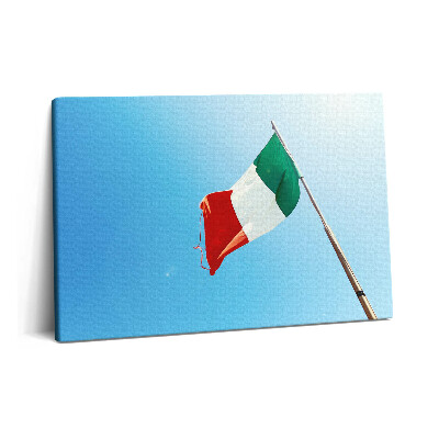 Obraz canvas 60x40 cm Italská vlajka