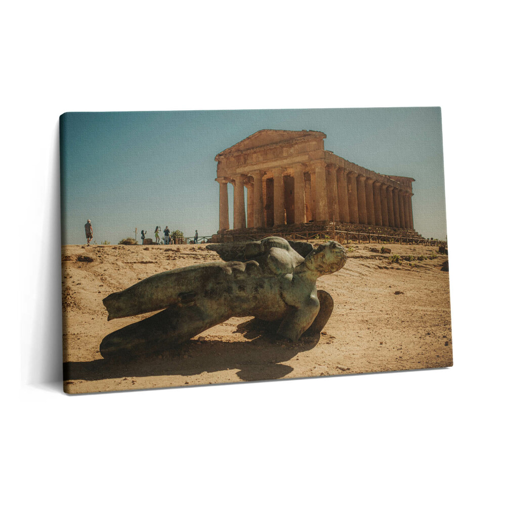 Obraz z fotografie na plátně 60x40 cm Údolí chrámů na Sicílii v Itálii