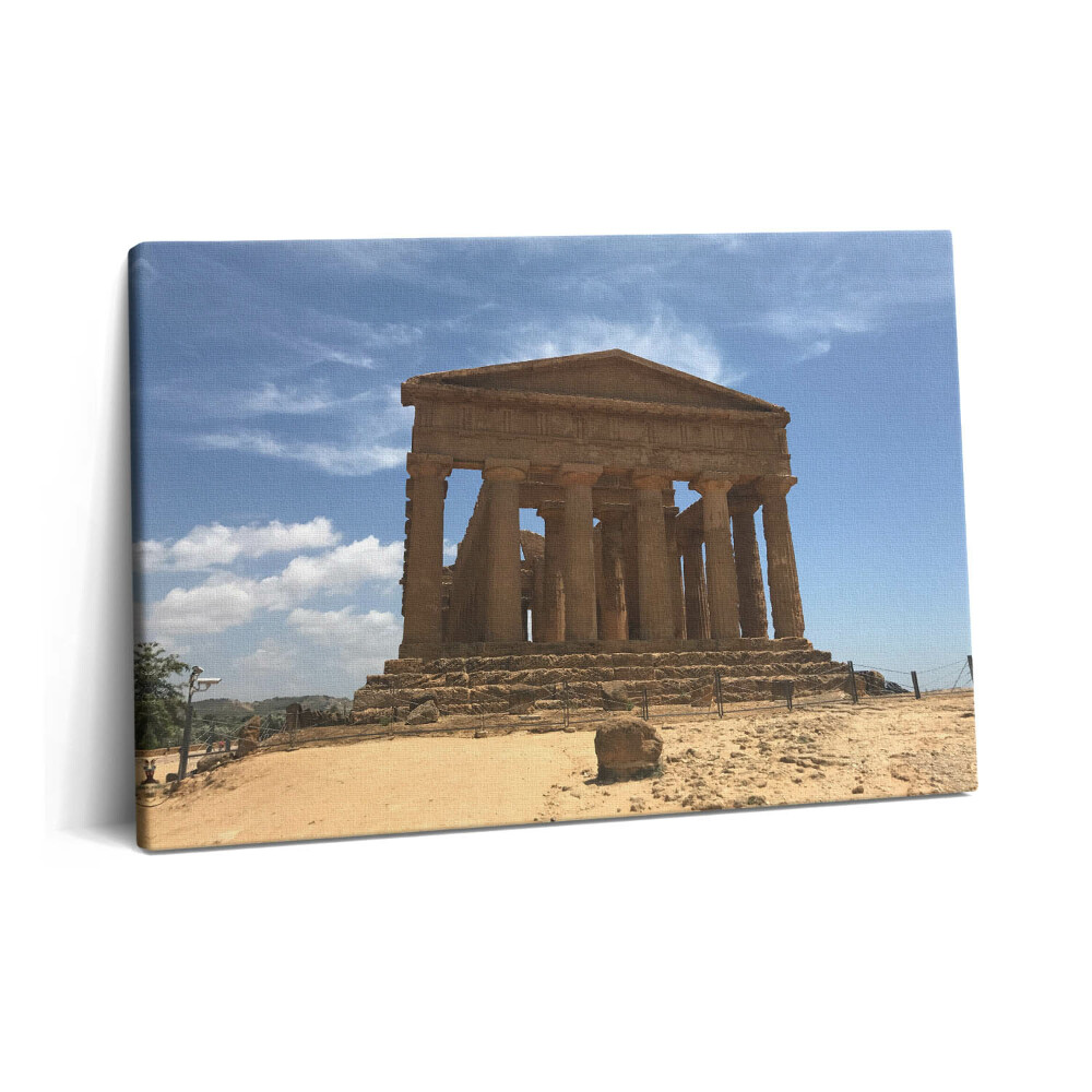 Obraz z fotografie na plátně 60x40 cm Chrám na Sicílii