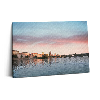 Obraz z fotografie na plátně 60x40 cm Karlův most v Praze