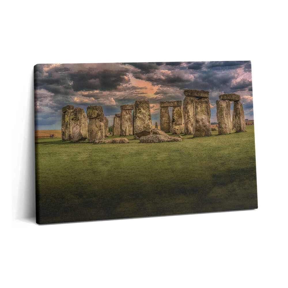 Obraz z fotografie na plátně 60x40 cm Stonehenge Nimbostratus