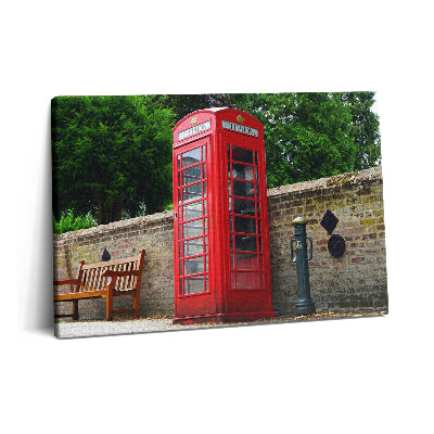 Obraz na plátně 60x40 cm Červená telefonní budka