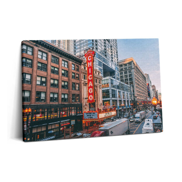 Obraz canvas 60x40 cm Fotografie budov v Chicagu