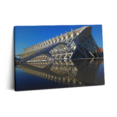 Obraz z fotografie na plátně 60x40 cm Muzeum vědy ve Valencii