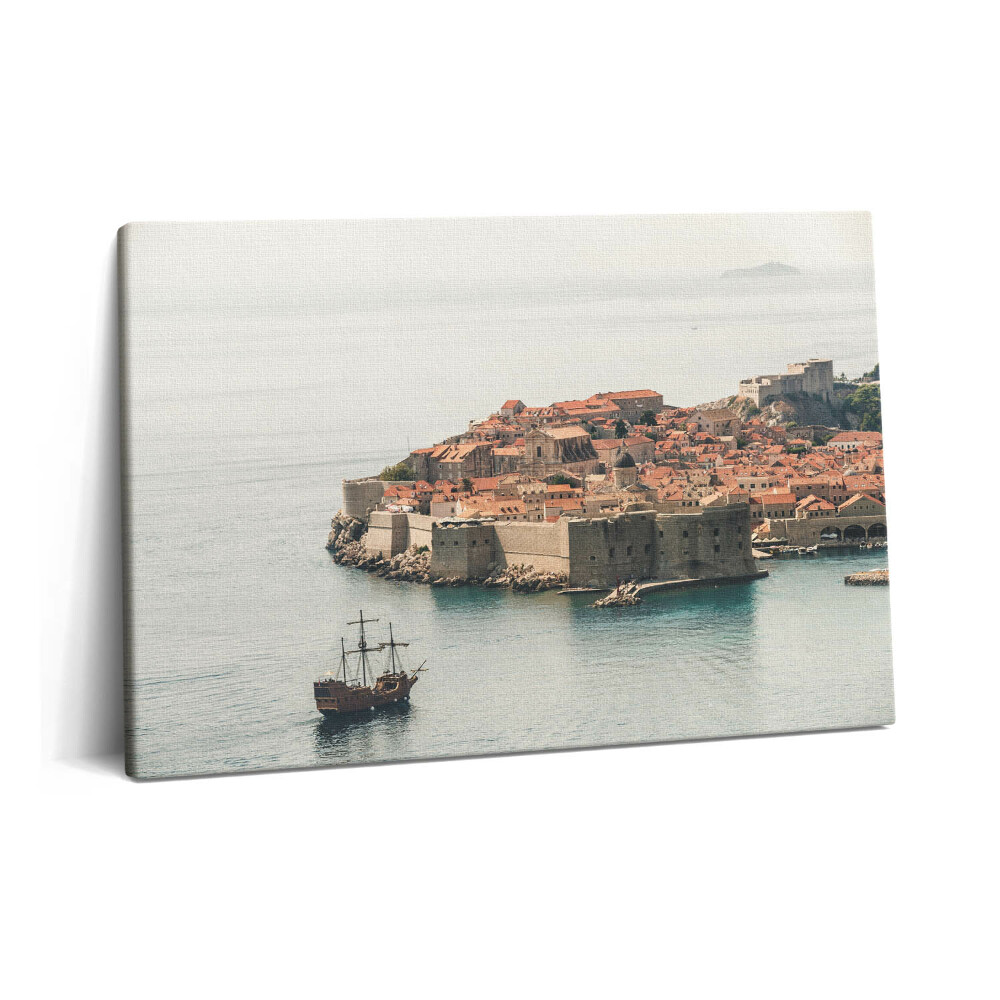 Obraz canvas 60x40 cm Plachetnice v Dubrovníku