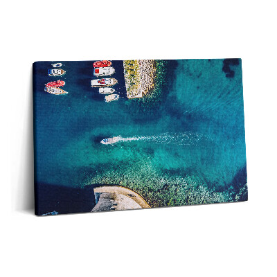 Obraz canvas 60x40 cm Lodě na moři