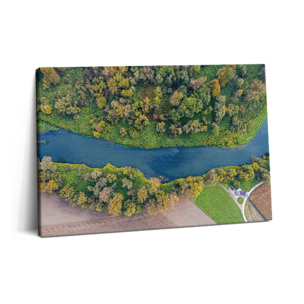 Obraz na plátně 60x40 cm Řeka Odra v České republice