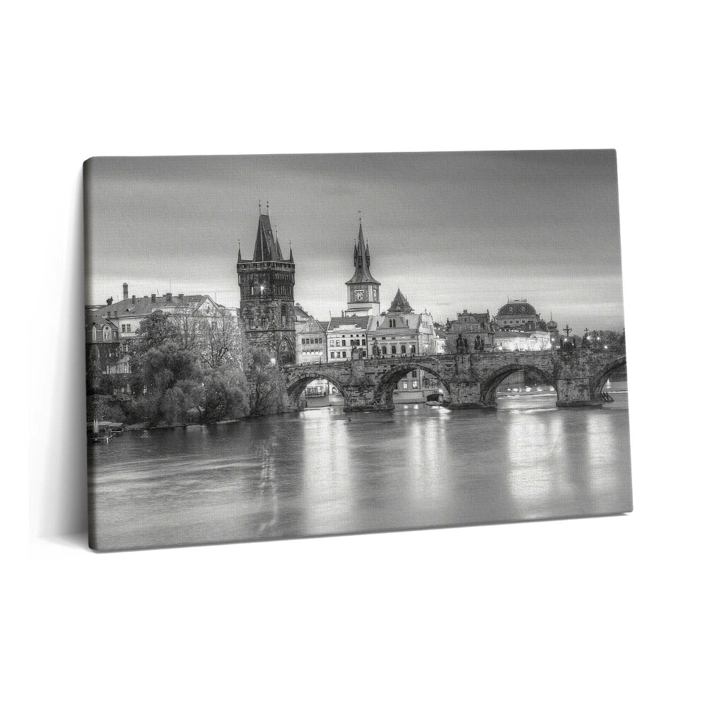 Obraz canvas 60x40 cm Pohled na Karlův most v Praze