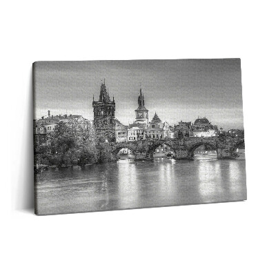 Obraz canvas 60x40 cm Pohled na Karlův most v Praze