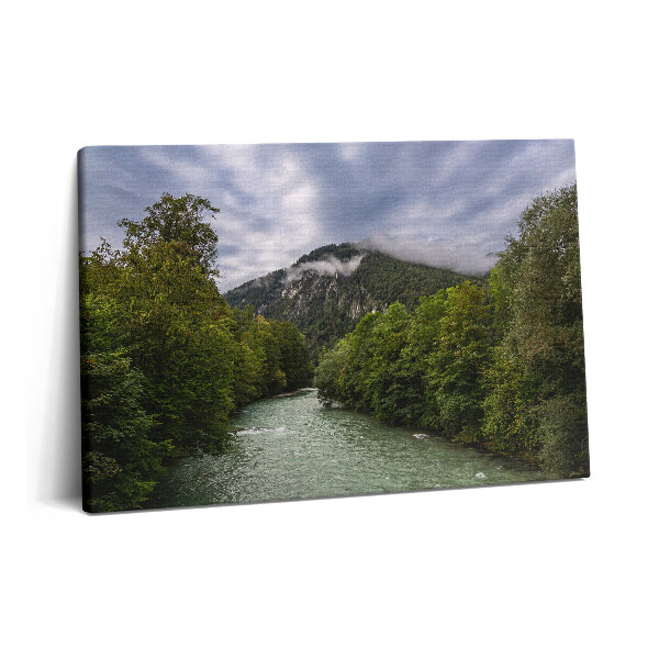 Obraz z fotografie na plátně 60x40 cm Hornatá krajina Německa